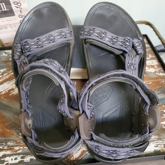 Teva Men's Terra Fi 5 Universal Hiking Sandal Magma Navy Blue size 9 Vegan - Picture 3 of 8